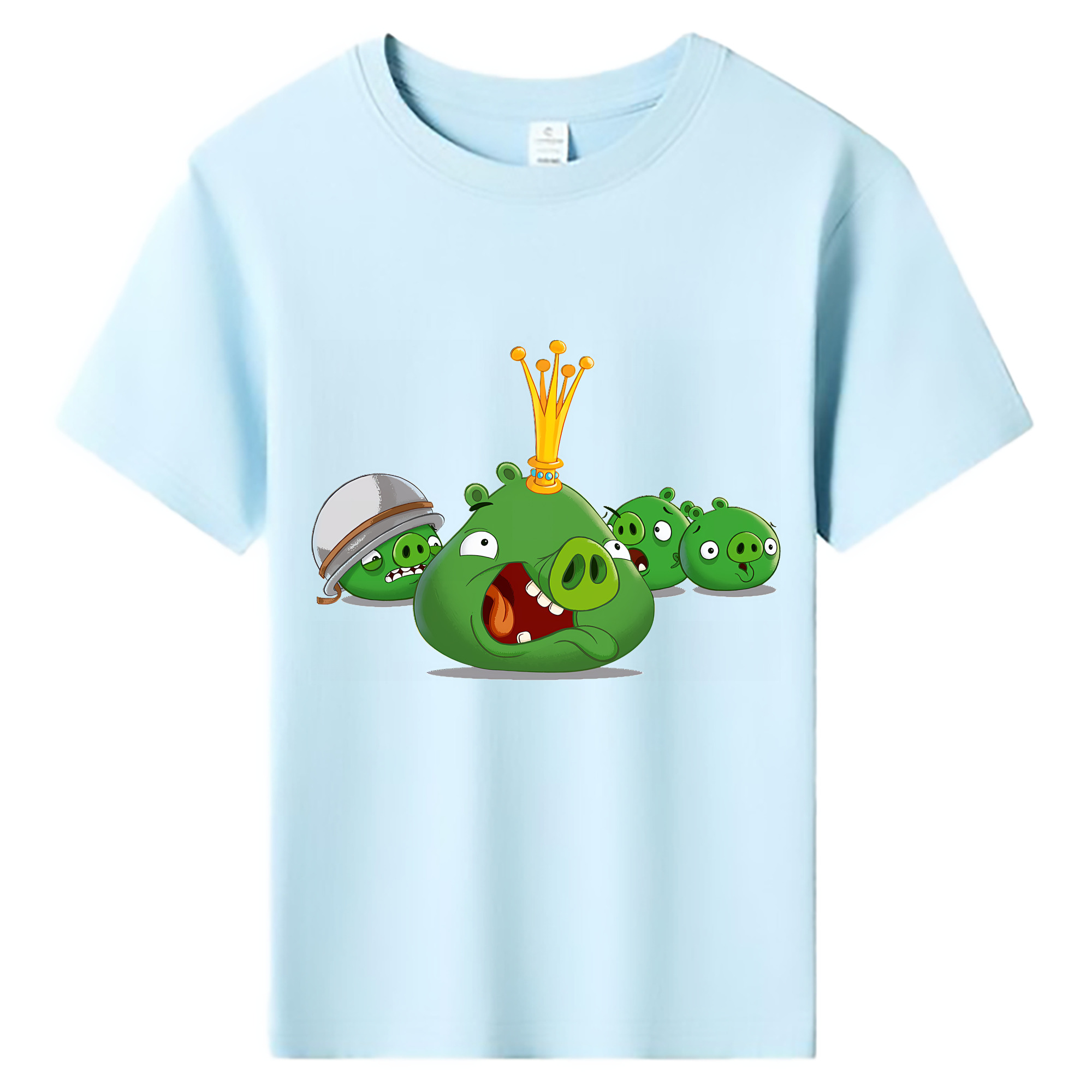 （画像用） Angry Birds アングリーバード 綿100％キッズTシャツ（フロントプリント）